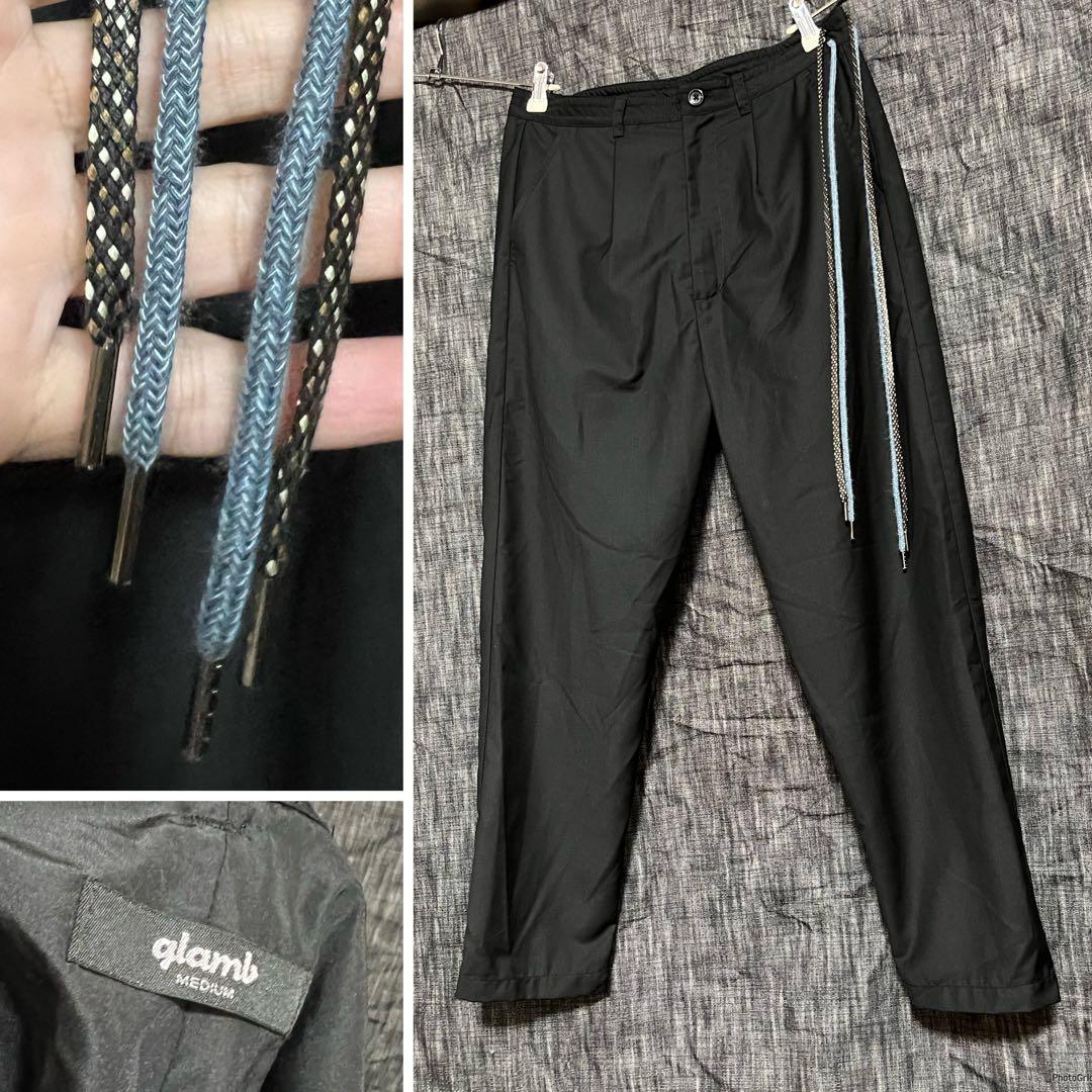 glambグラム レーヨン サルエル テーパードスラックス M 定価25300円