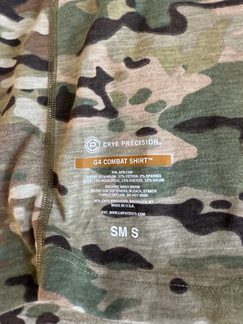 実物」crye precisionG4コンバットシャツ フルマルチカム S-S - 個人
