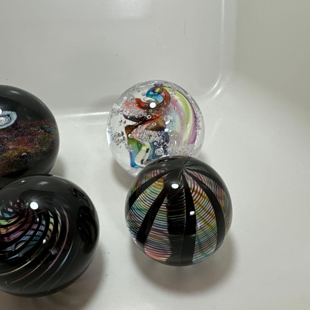 出展作品 セカイ星展 戸田晶子 オブジェ 宮崎英彦 ガラス玉 ルナ