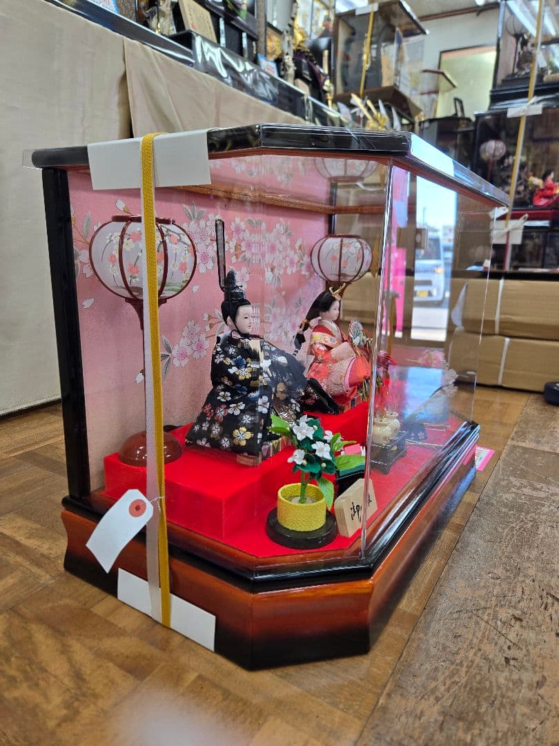 【一点限り】雛人形　ケース飾り　K16