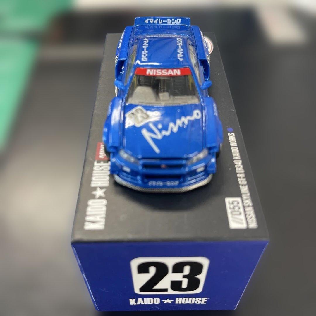 ミニカー Nissan Skyline R34 KAIDO HOUSE 1/64