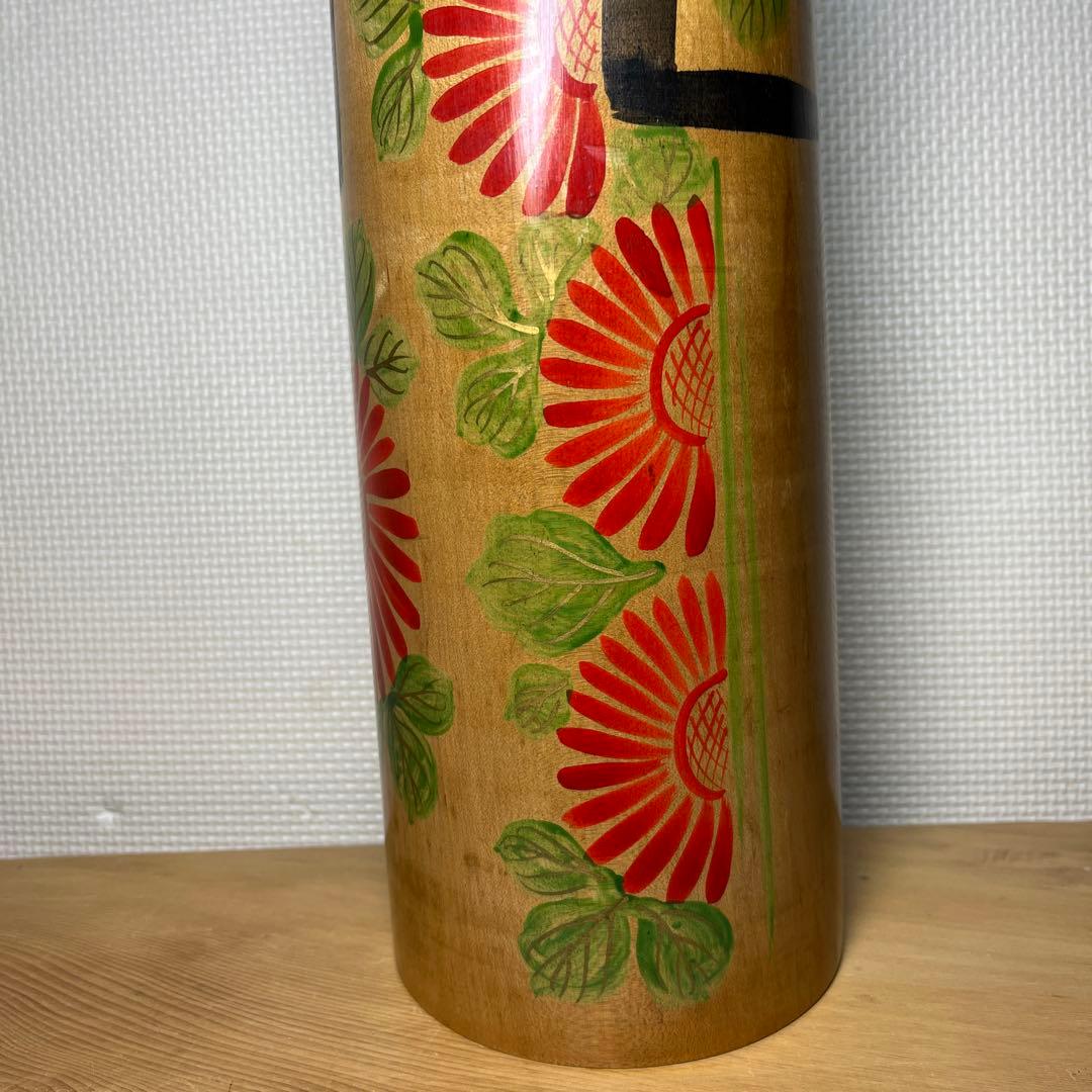 ⭕️木地山こけし 伝統こけし 小椋啓太郎指導 1.5尺大型 蒔絵師 小野寺