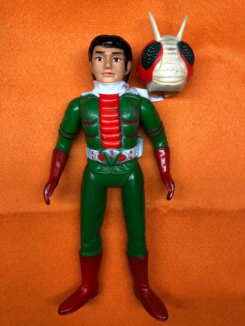 仮面ライダーV3 激レア！ 旧バンダイ ソフビ ⚠️激レア仮面ライダーV3