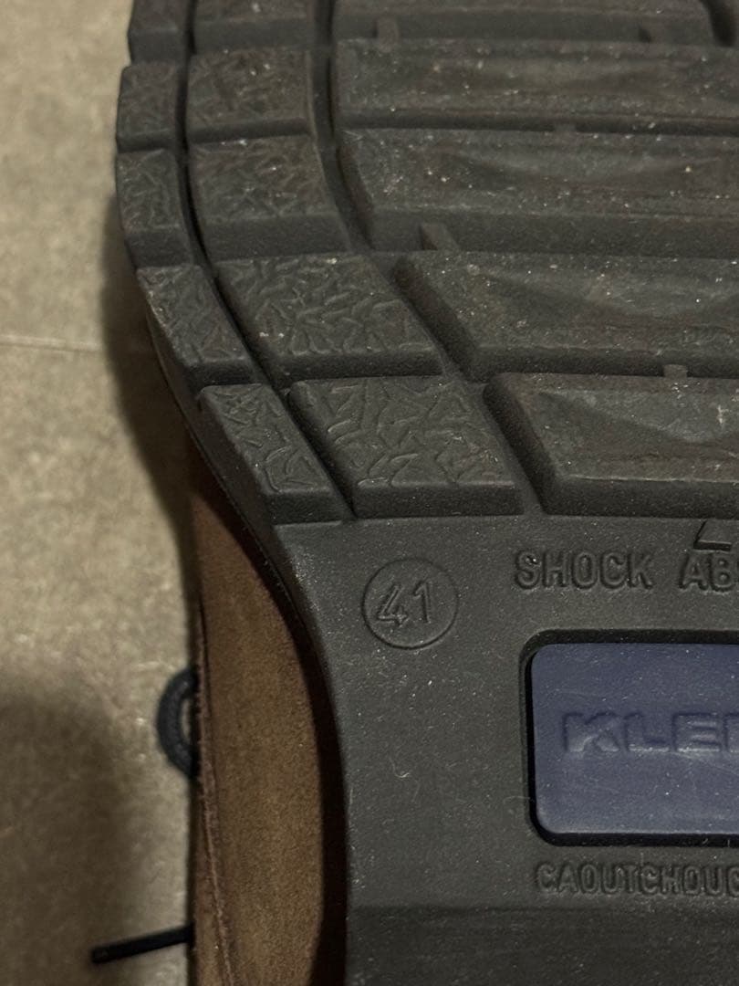 極美品　KLEMANクレマン　スエード　ダークブラウン　サイズ41 使用感極少