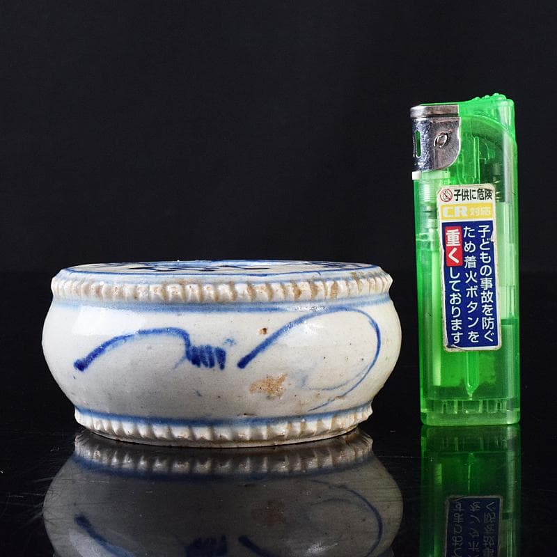 中国 青花 幾何文 水孟 筆洗 V R7950 - メルカリ