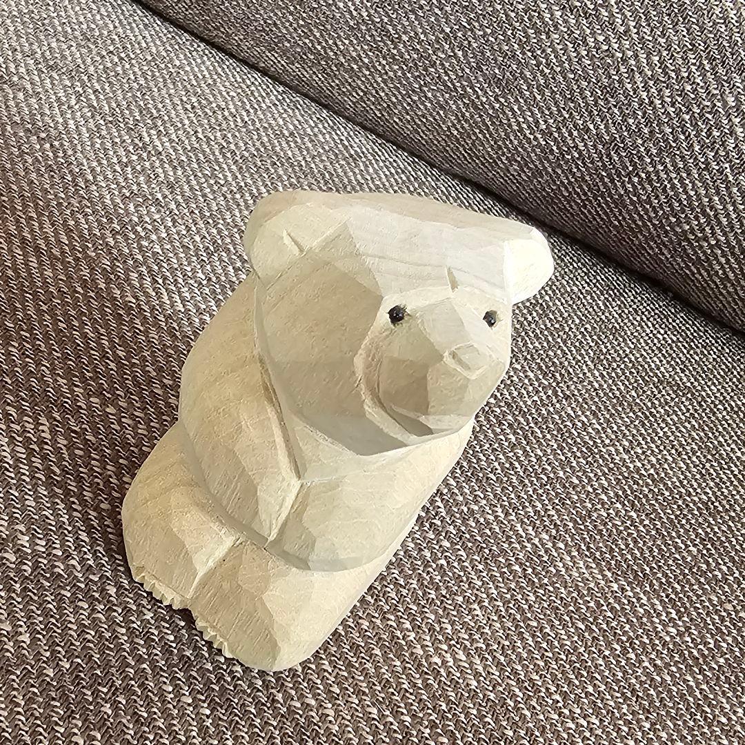 zunokuma 木彫り熊 遊木民 東京903会 コロマル 面彫り - メルカリ