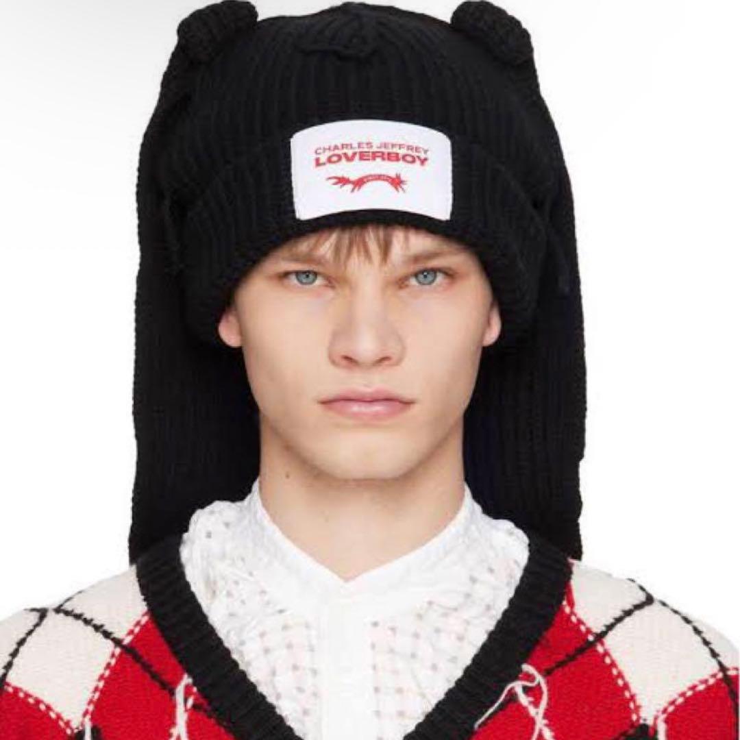 Charles Jeffrey Loverboyラバーボーイうさぎニット帽正規品 CHARLES