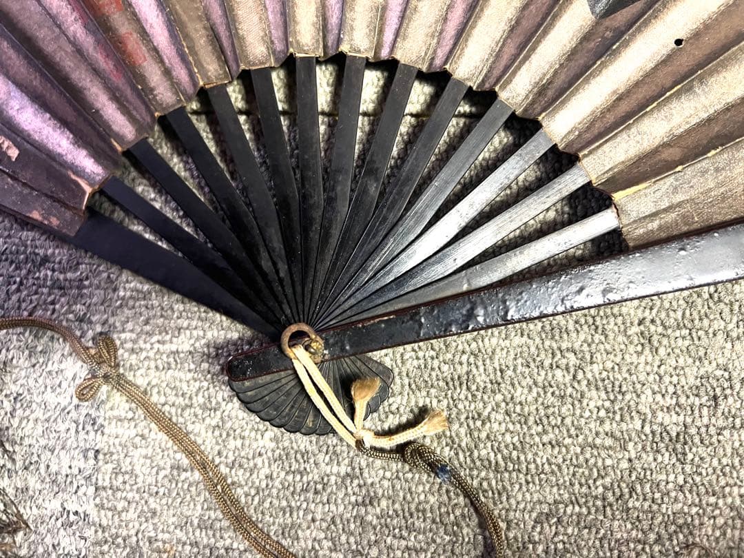 S*e様 鉄扇　武道扇子 武具　経年感あり