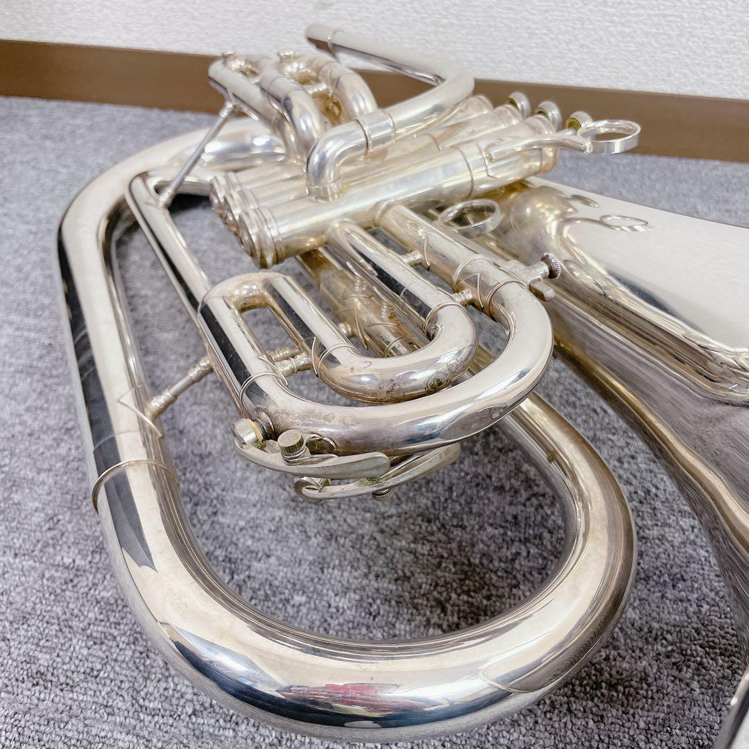 KING マーチングバリトン シルバー USA 1124-BSP