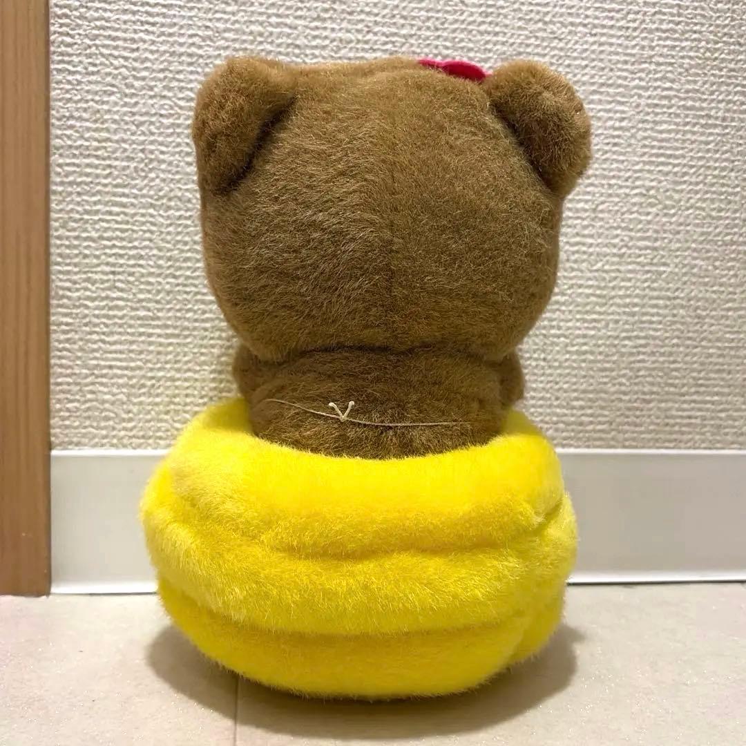新品 レトロ 着脱可能 タグ付き ハローキティ ぬいぐるみ ハチミツ クマ