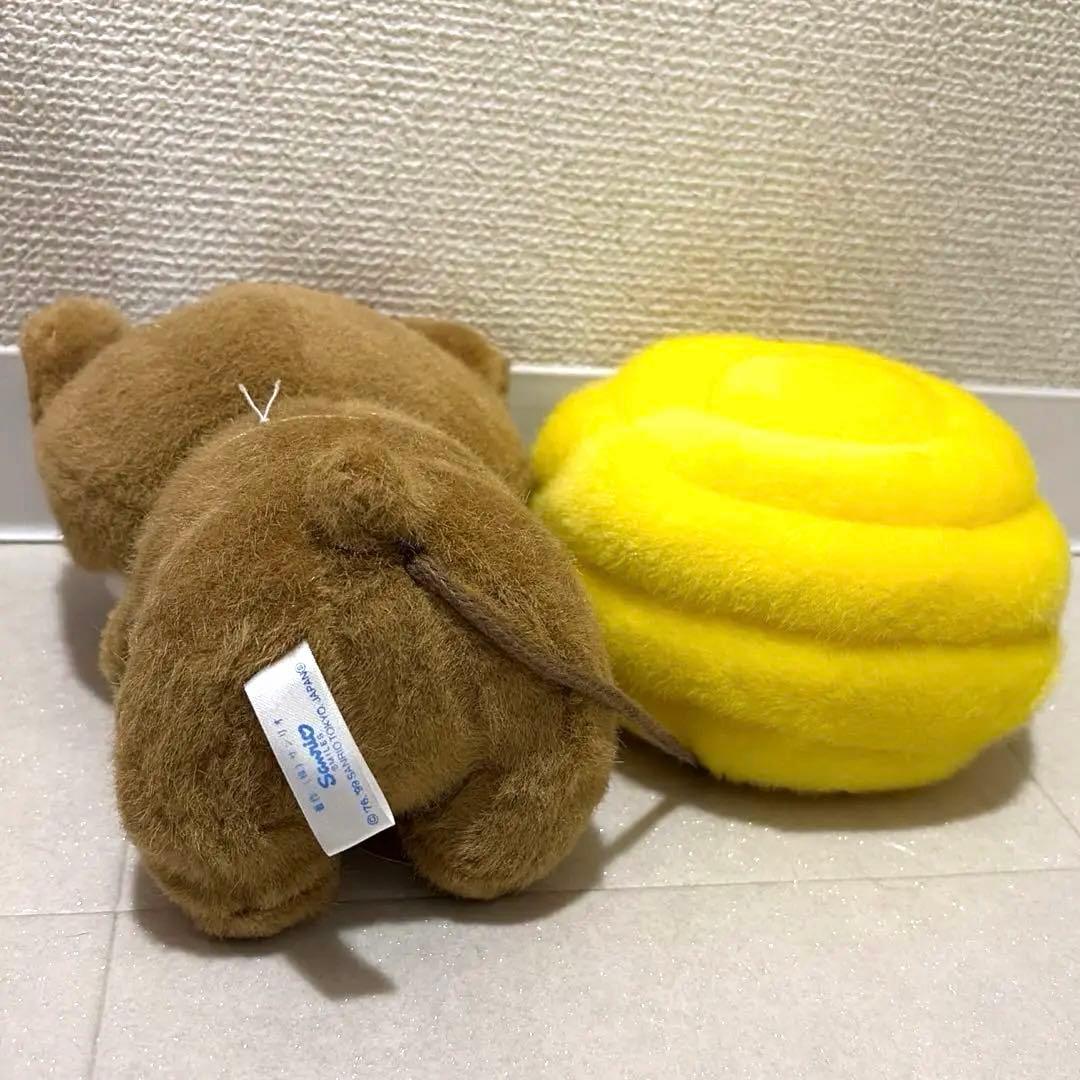 新品 レトロ 着脱可能 タグ付き ハローキティ ぬいぐるみ ハチミツ クマ