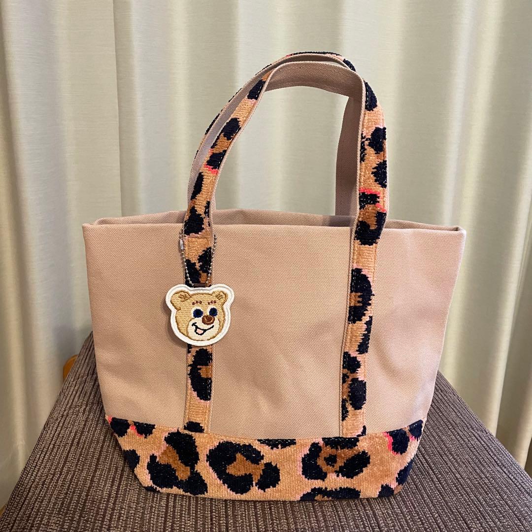 未使用 FEILER バスタオル レオパード フェイラー 豹柄 花柄 ブラウン