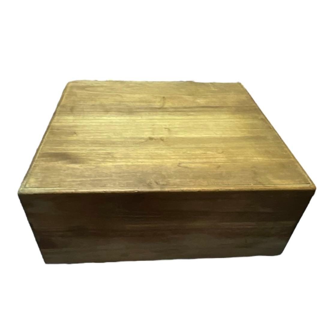 木製碁笥付き 碁盤　本蛤碁石・那智黒碁石　フルセット