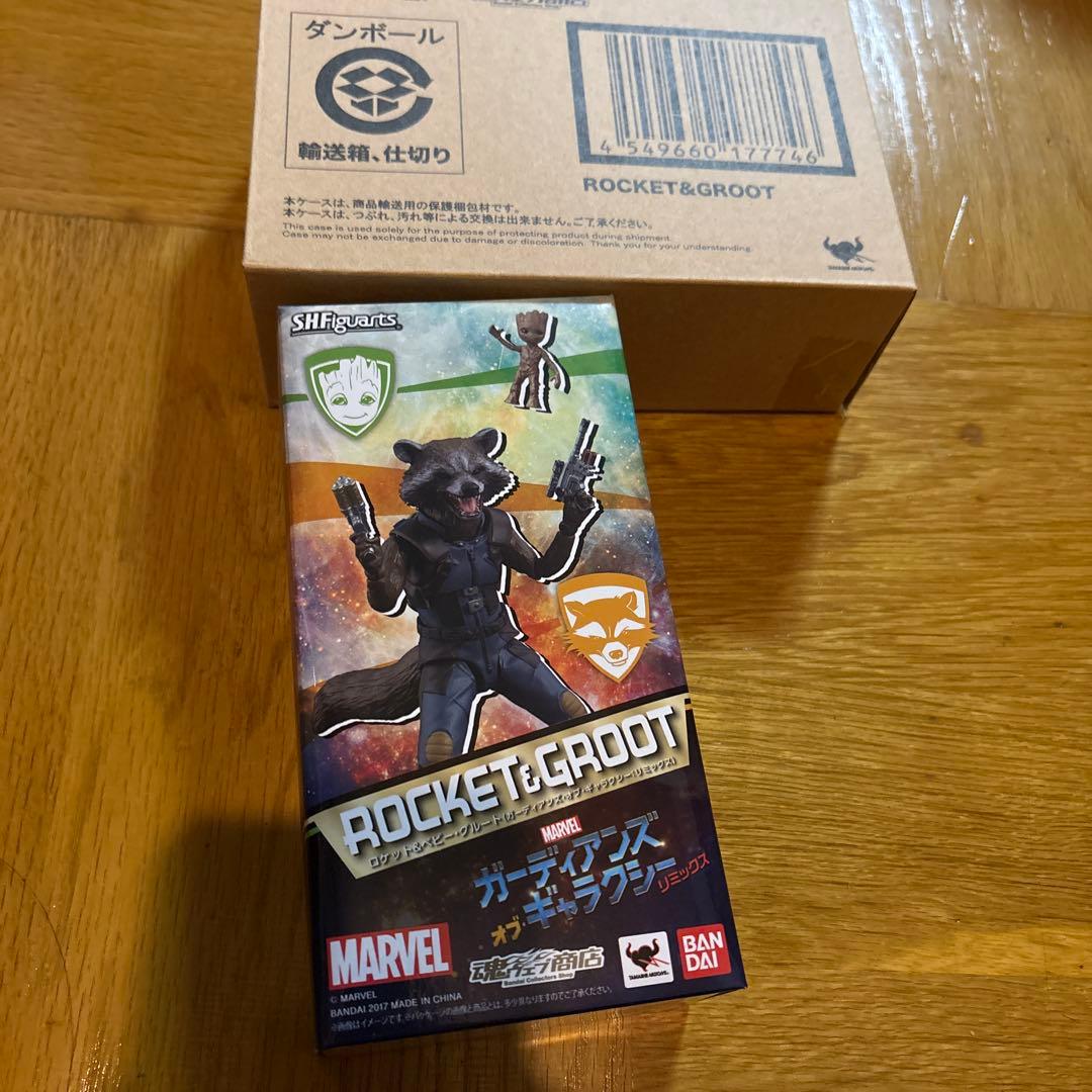 新品未使用　輸送箱付　S.H.Figuarts ロケット ＆ ベビーグルート