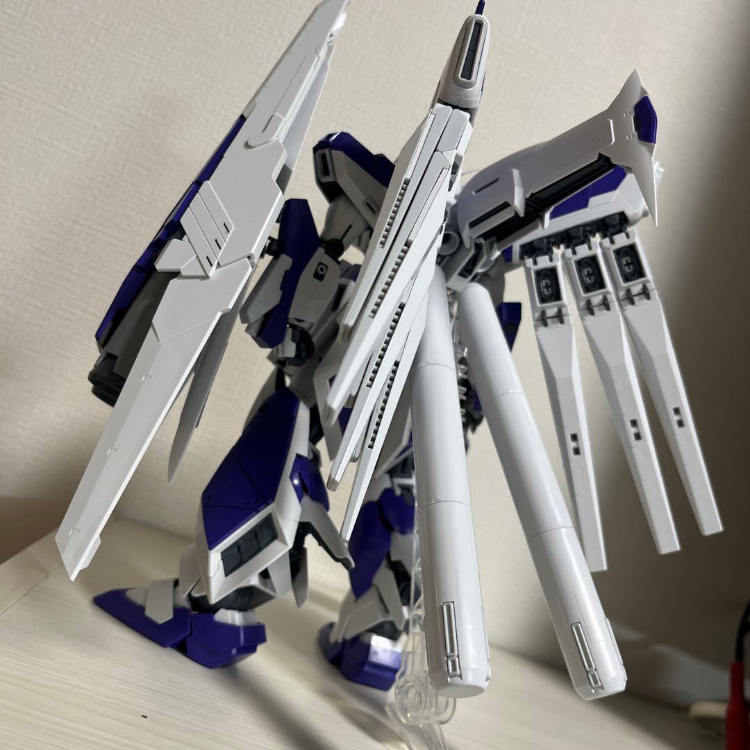 MG Hi-νガンダムVer.Ka＋HWS拡張セット【組立済】