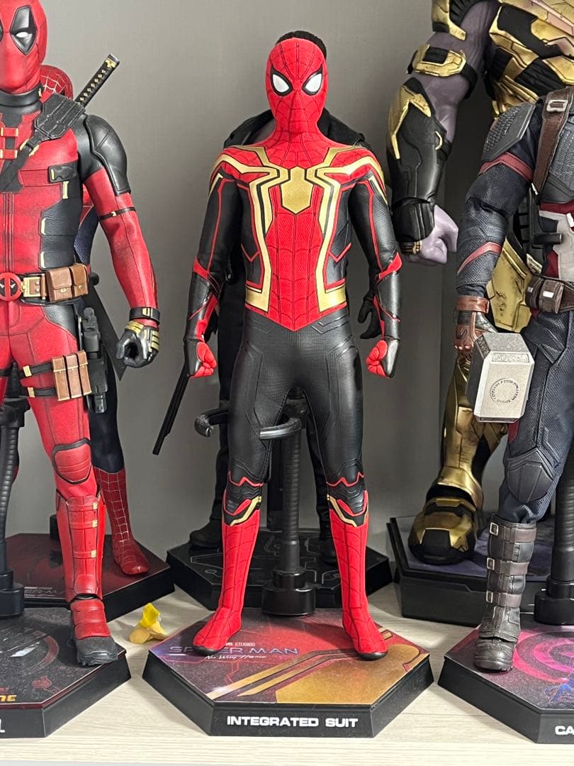 ホットトイズ スパイダーマン インテグレーテッドスーツ版 1/6