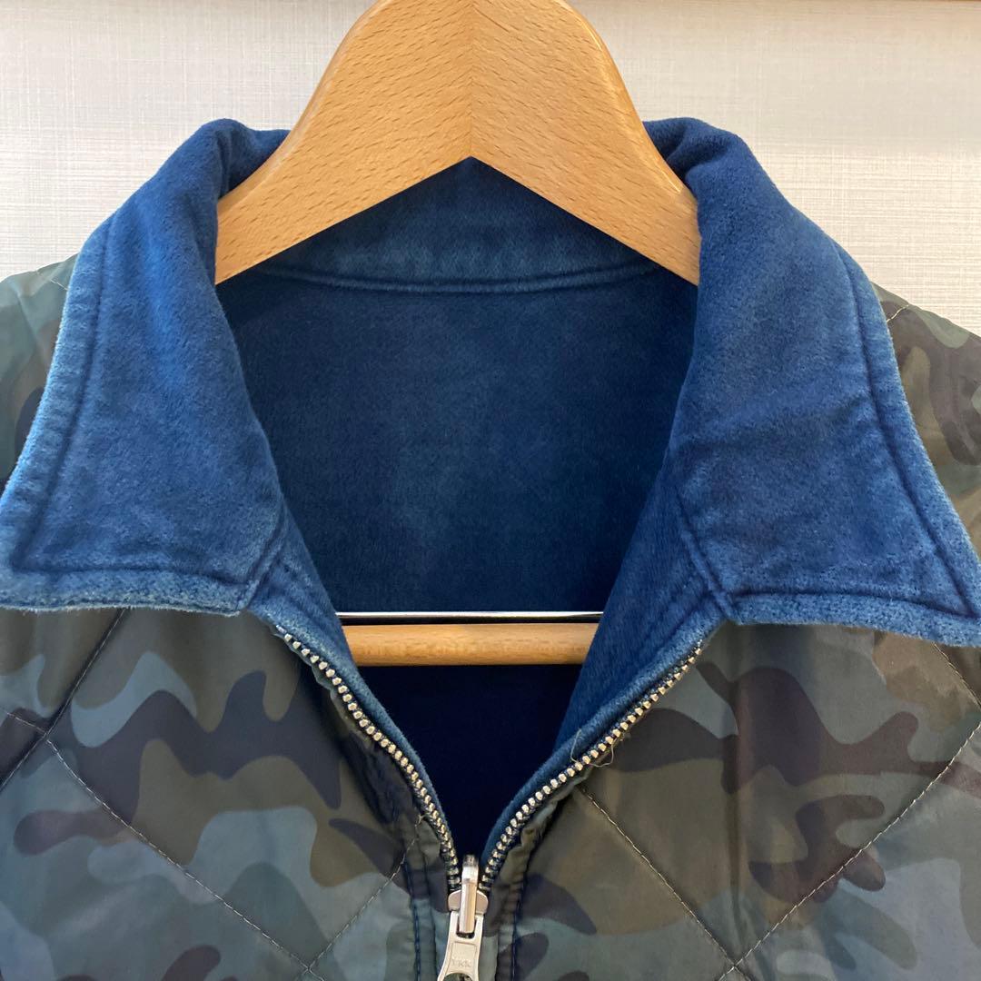 BLUE BLUEインディゴ リバーシブルジャケット 迷彩
