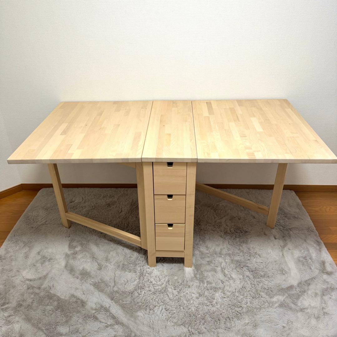 【送料込】IKEAイケア NORDEN ノールデン ゲートレックテーブル バーチ
