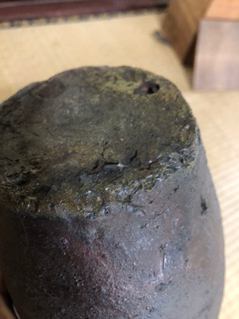 古い南蛮の壺 鬼の腕 骨董民芸茶道具花器