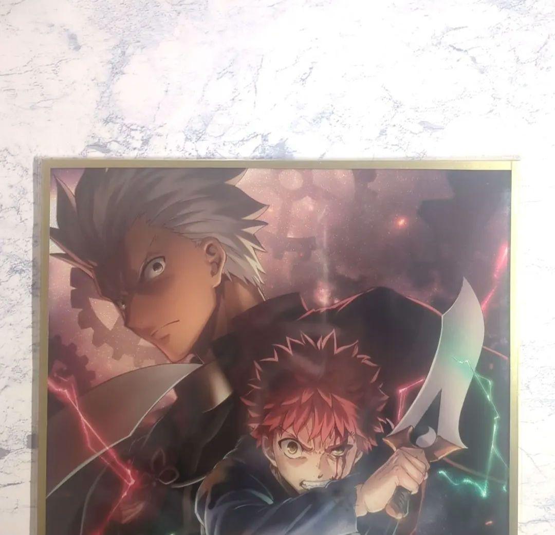 Fate/stay night WEBSHOPくじ A賞 箔押しA4アクリル色紙 - メルカリ