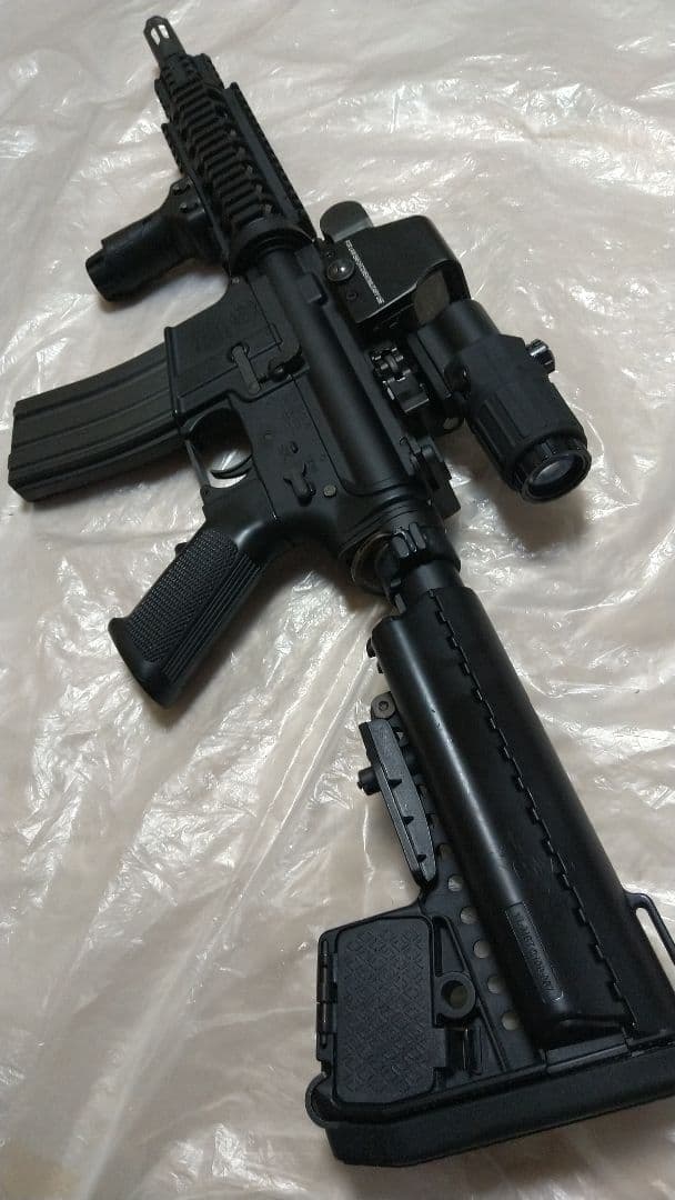 東京マルイ 次世代電動ガン M4 CQB-R 中古 カスタムパーツ多数！ 東京