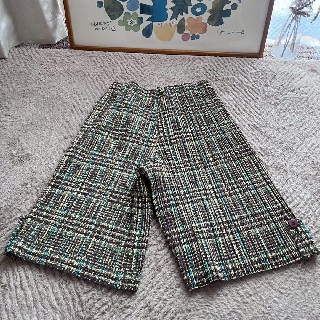 PLEATS PLEASE,プリーツプリーズ キュロット プリーツ パンツ