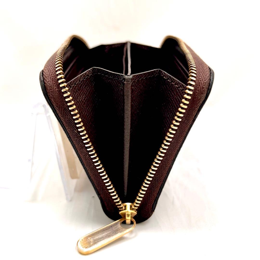 ルイヴィトン ダミエ ジッピーパース N63070 ラウンドジップ