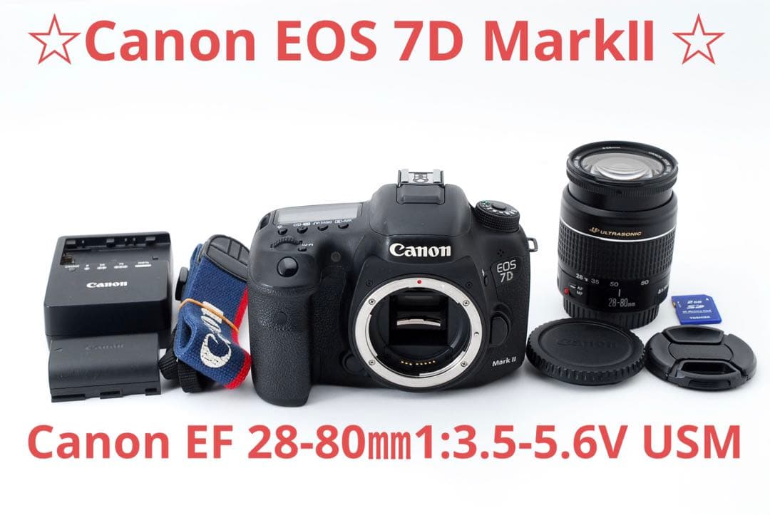 Canon EOS 7D Mark II Mark2標準レンズセット☆ Canon Mark2標準レンズ