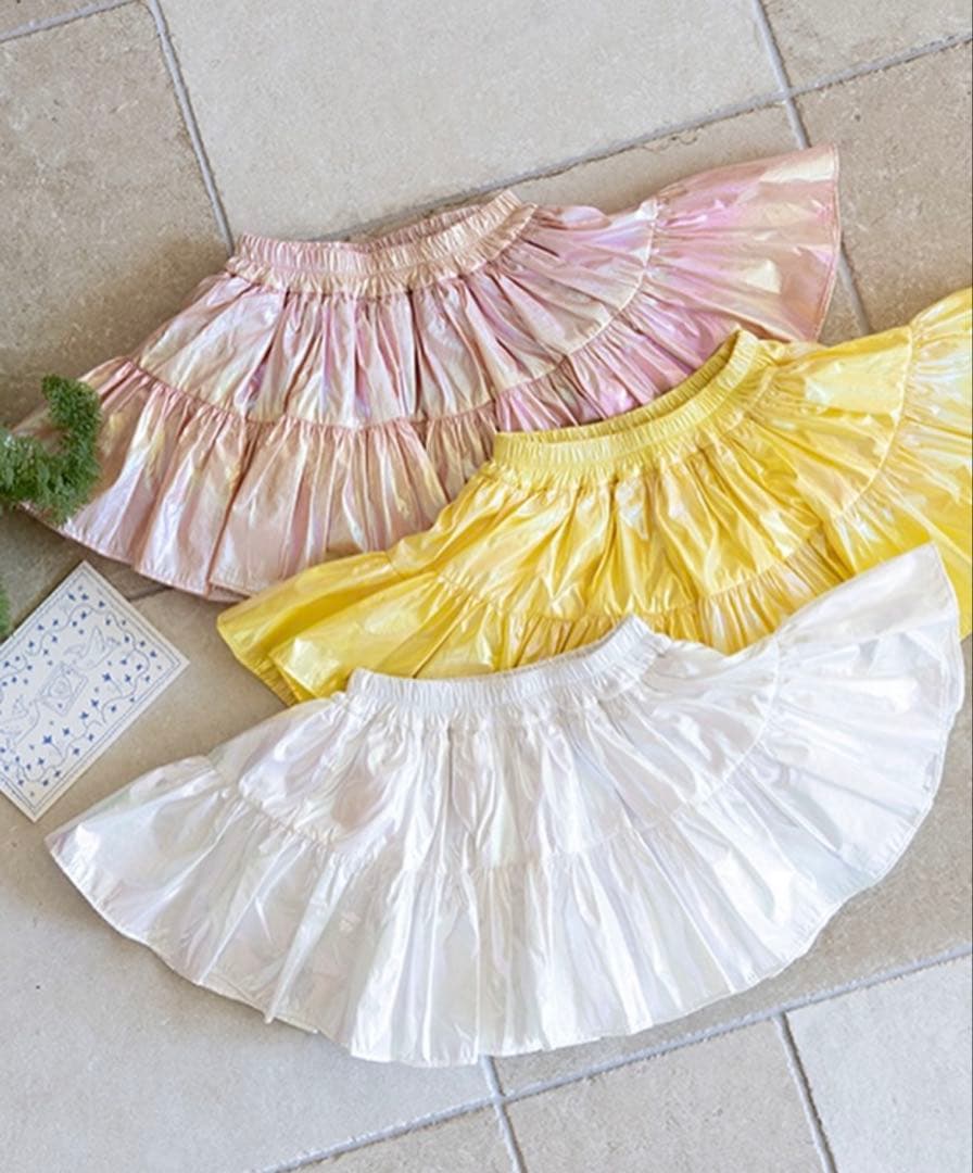 wonny ribbon オーロラスカート　ピンク