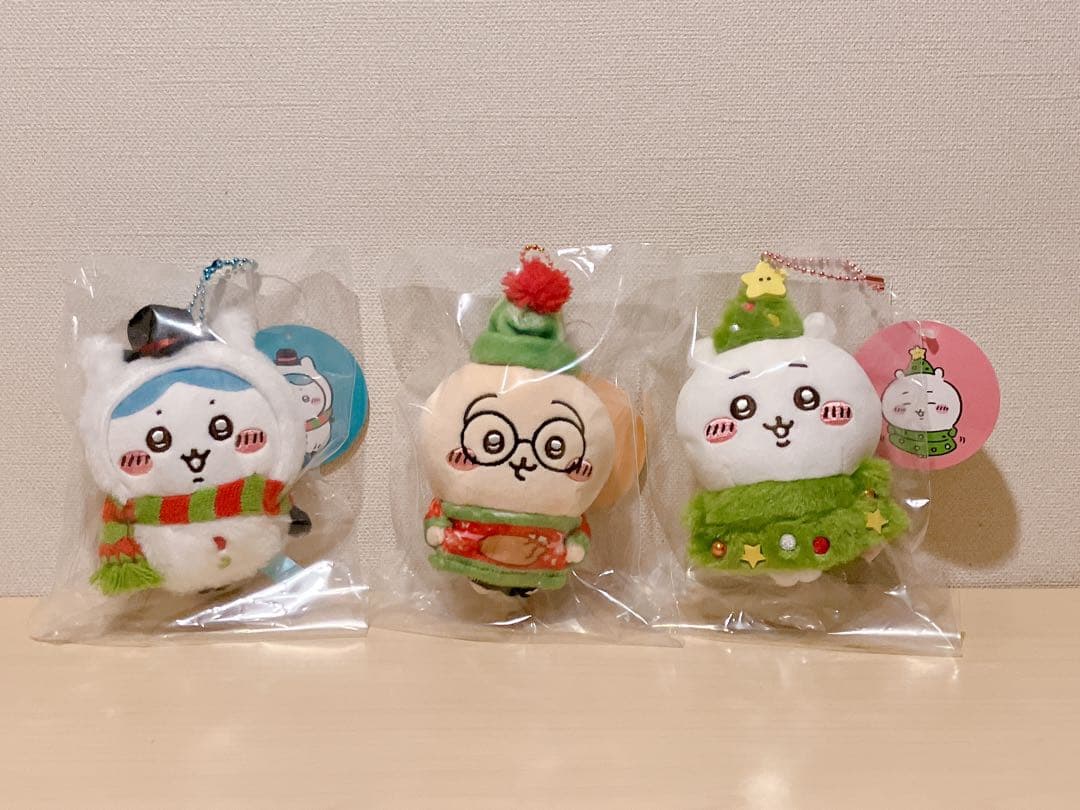 ちいかわ ハッピーホリデーなマスコット 3点セット