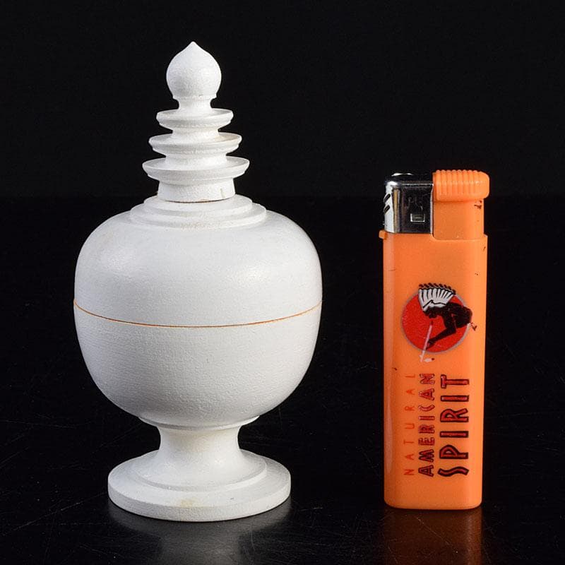 茶道具 東大寺古材 会田栄治・杉村和作 赤銅合子写 香合 共布共箱