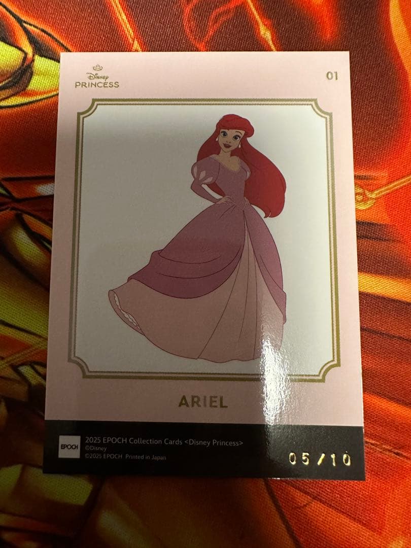 EPOCH ディズニープリンセス　シリアルNo.1 白雪姫　No.5アリエル
