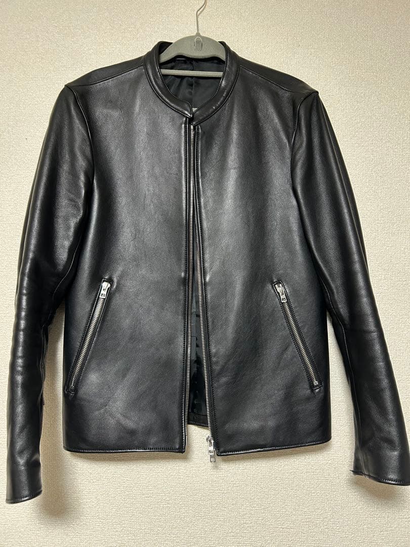 シングル ライダース LIDNM ラムレザー ジャケット M リドム ブラック