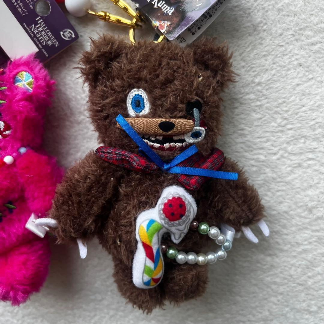 お顔厳選✨ハミクマ　ブラッシュキーチェーン　コンプ4体セット　ユニバ　USJ