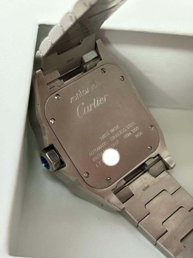 し*け様 カルティエ CARTIER W200737G サントス100LM 自動