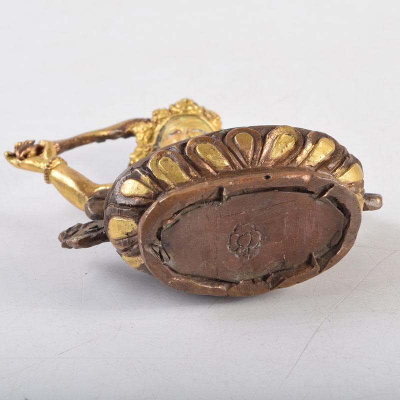 仏教美術 古銅鍍金 チベット仏 仏像 置物 V 9227