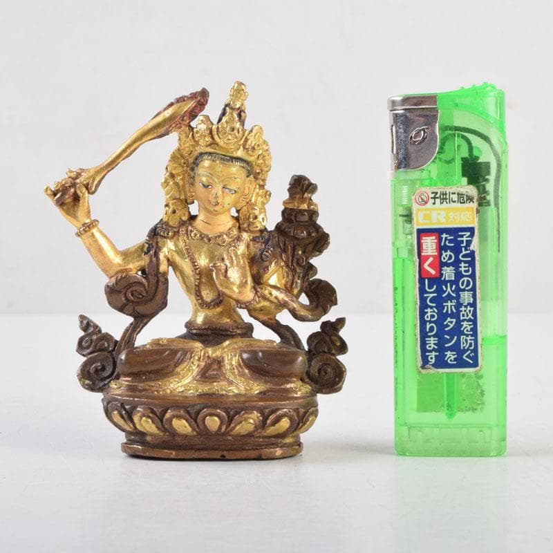 仏教美術 古銅鍍金 チベット仏 仏像 置物 V 9227