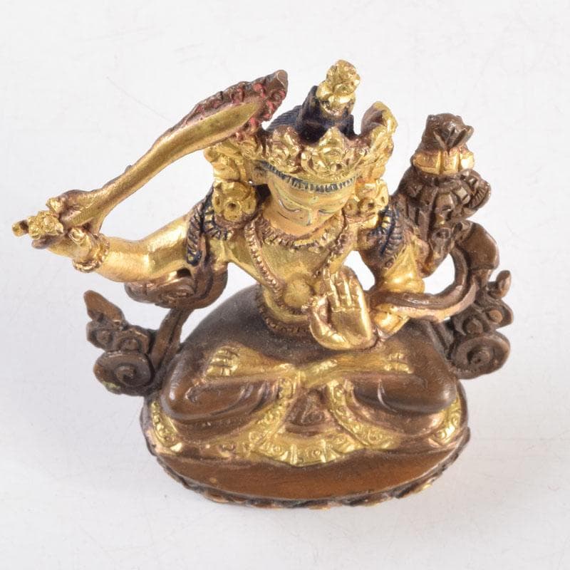 仏教美術 古銅鍍金 チベット仏 仏像 置物 V 9227