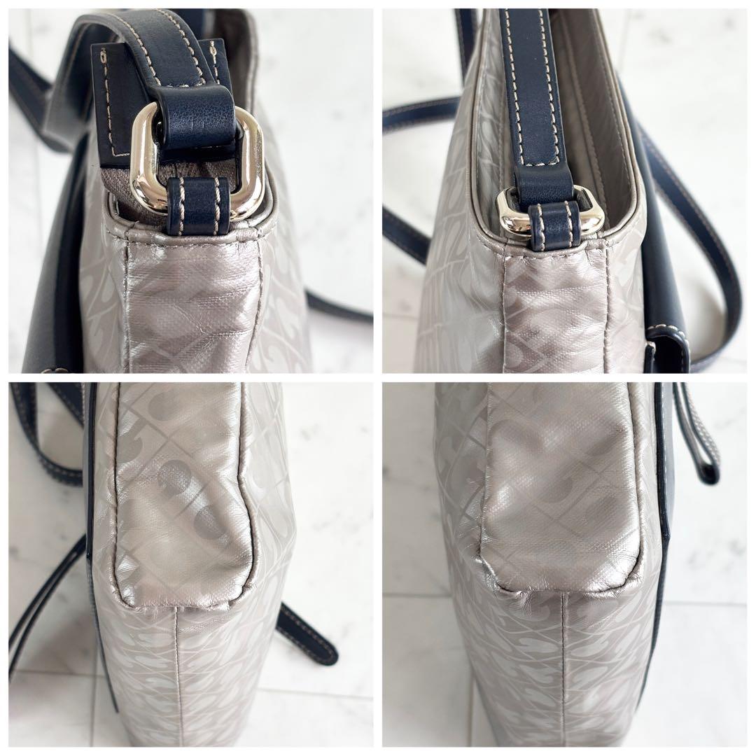 美品✨ ゲラルディーニ ショルダーバッグ ソフティ レザー ポケット ポーチ