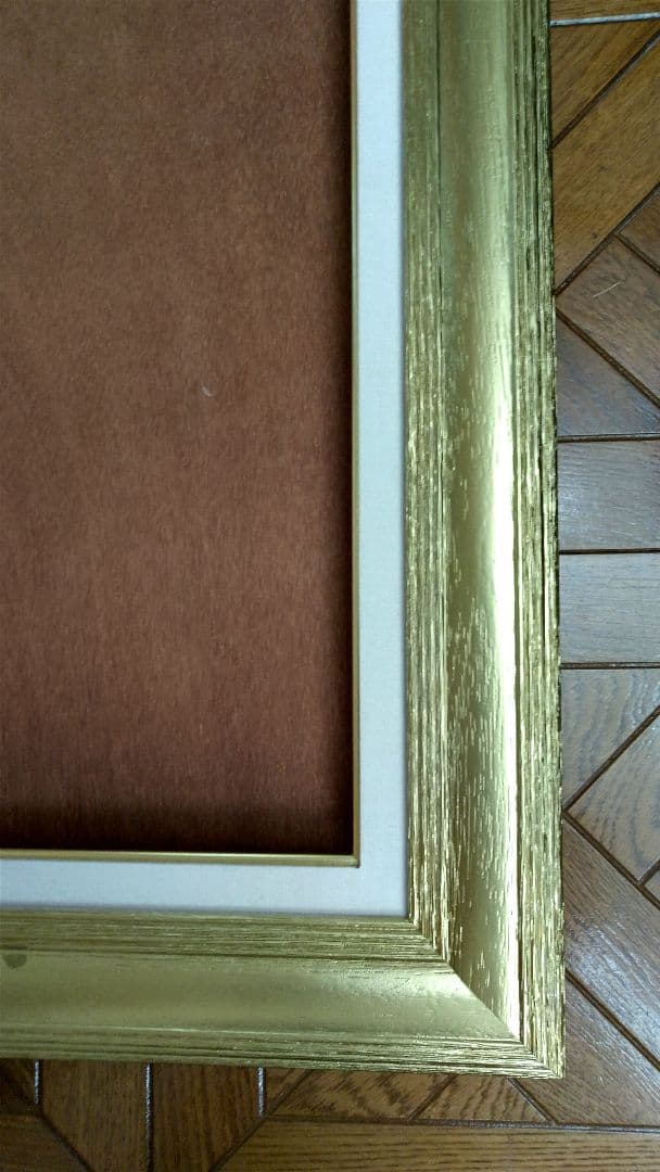 F15油彩額　ゴールド額縁