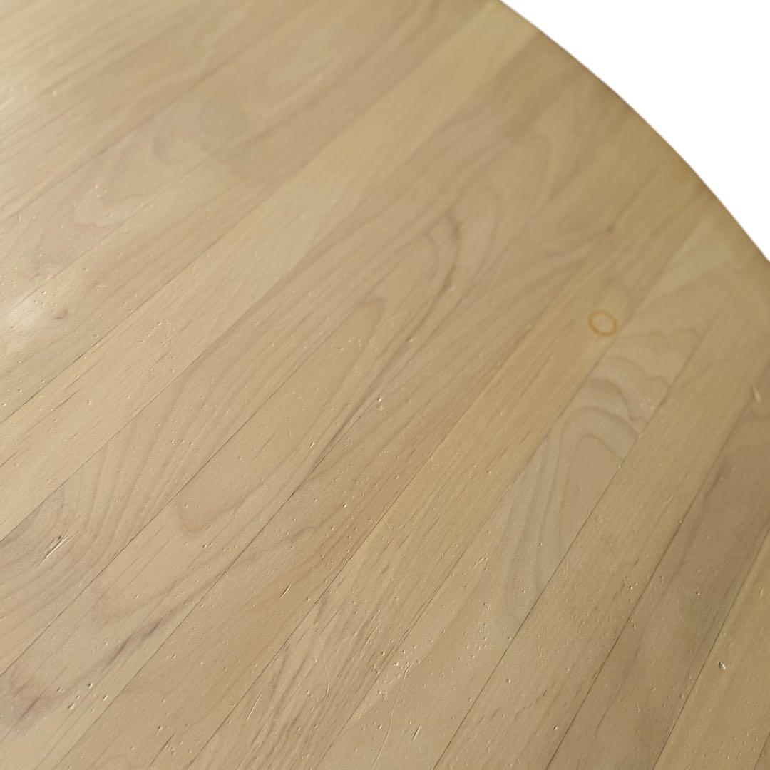 HR826 柏木工 ダイニングテーブル 古い丸テーブル　ラウンドテーブル