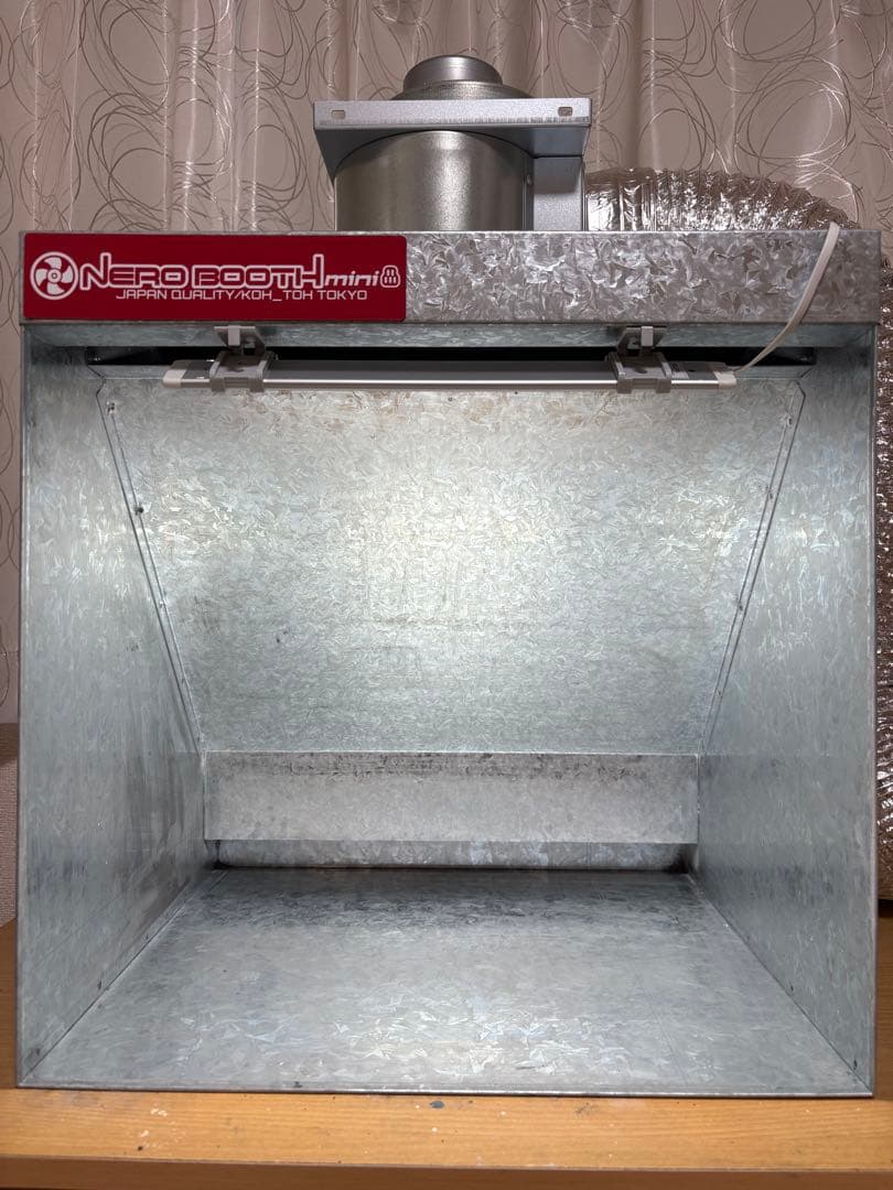 ネロブース NERO BOOTH mini 模型製作用ブース 中古品 ライト付き