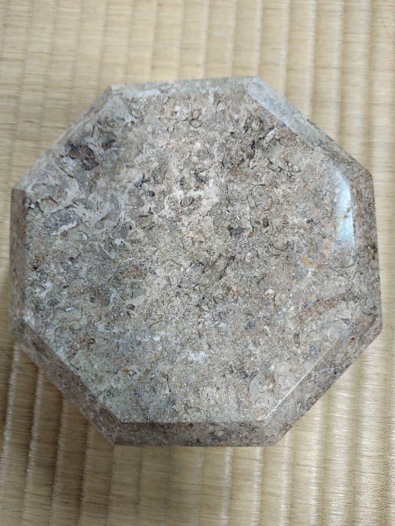 天然石灰皿 PASSED BIGBA 大理石か？化石様がたまにあり？貴重な珍品