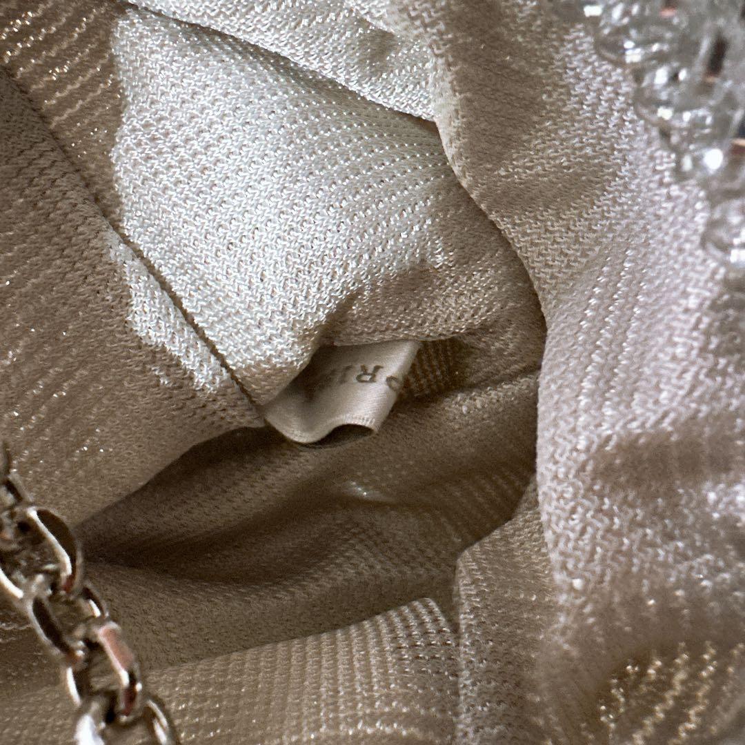 ペルラ グリッター/スクエア スモール/シルバー