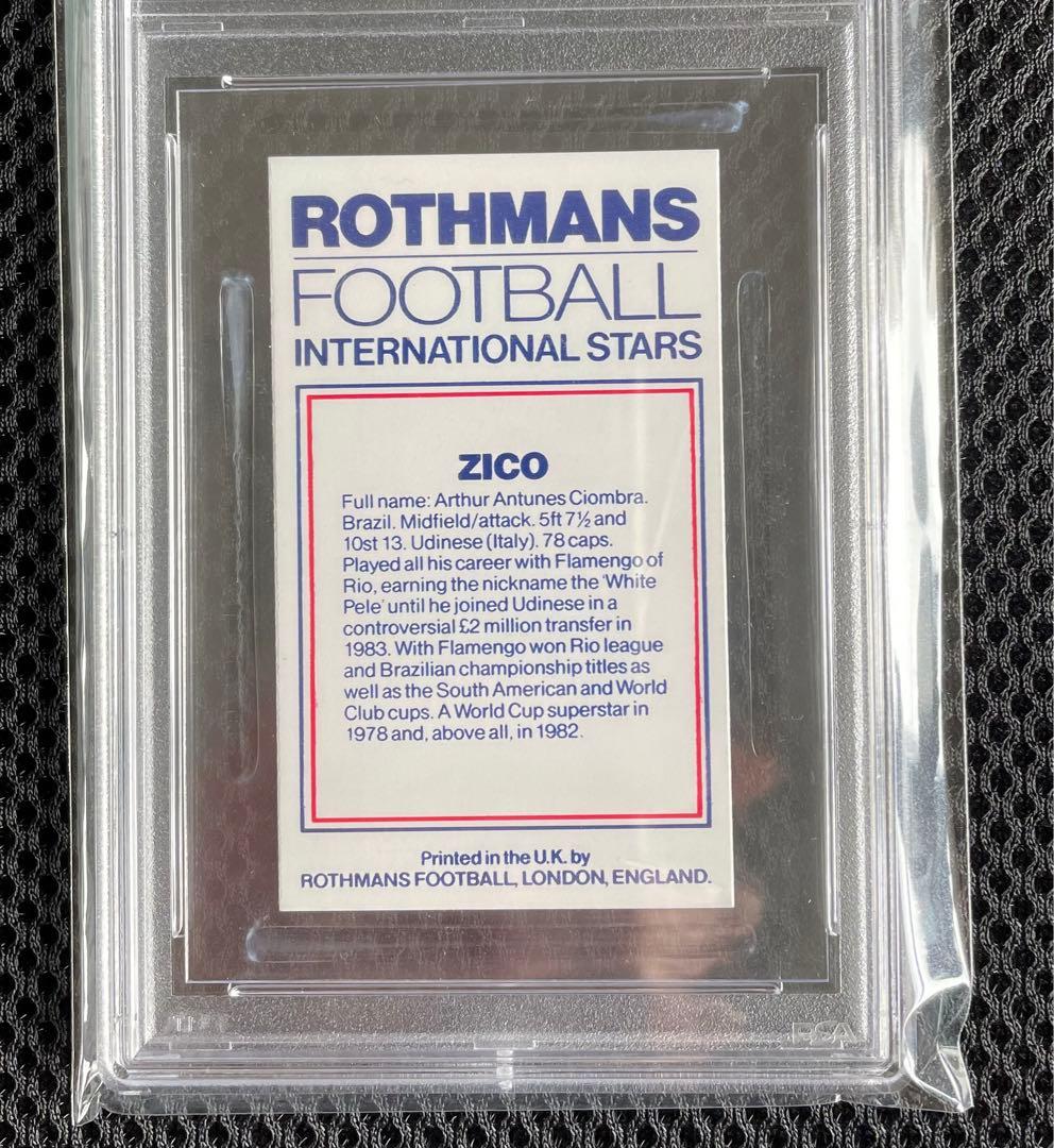 【入手困難】ジーコ　Zico 1984 Rothmans Football