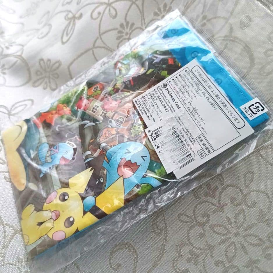 極希少　ポケモン ハンカチ　海の街で追いかけっこ　ポケモンセンター　2009年