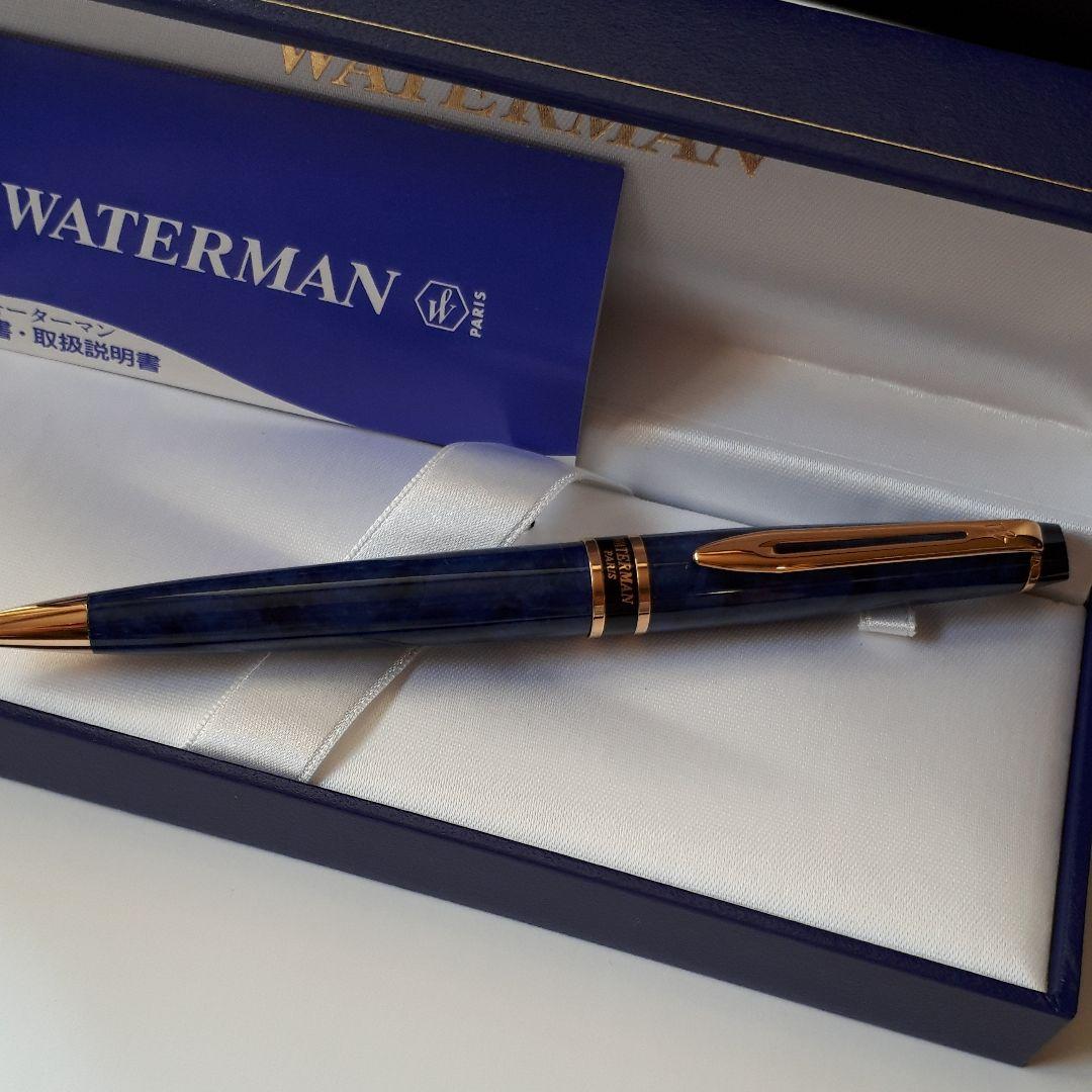 Waterman エグゼクティブ I deal 万年筆 .ボールペン 銀張り 2025年