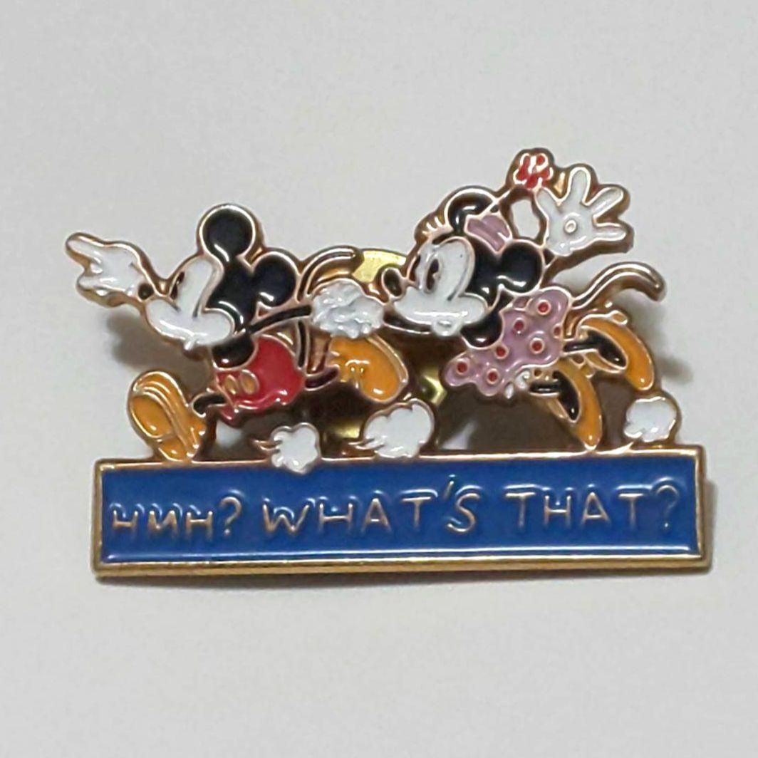 ディズニー ピンバッジ ミッキーマウス ミニーマウス レトロ ピンズ