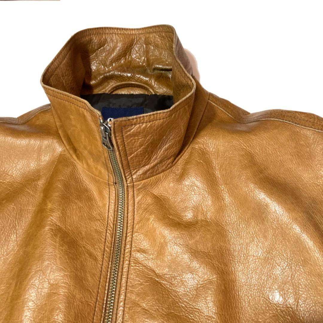 00's GAP オールドギャップ レザージャケット シングルライダース M