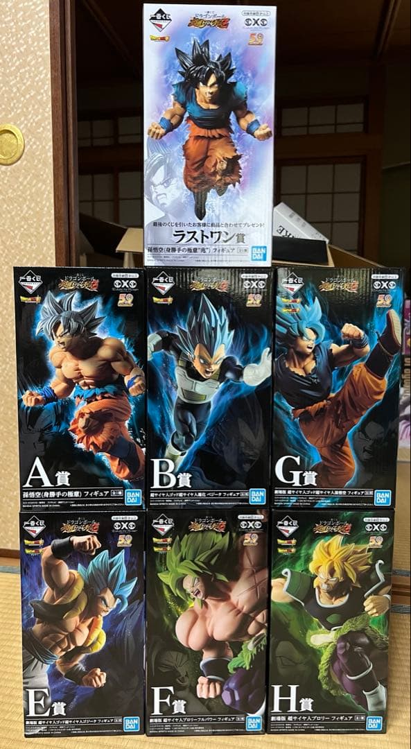 超戦士バトル列伝Zフィギュア セミコンプ（C.D賞以外）